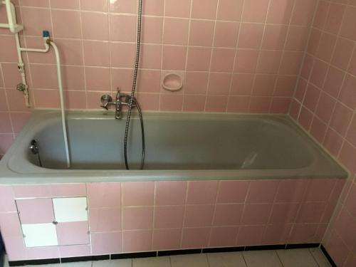 Bilik mandi di Ferienwohnung Zeitenhof