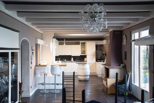 Kuchyň nebo kuchyňský kout v ubytování Guesthouse "Villa Tamas"