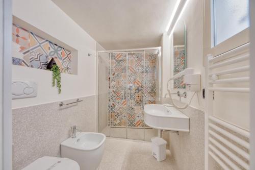 Phòng tắm tại Michelangelo B&B