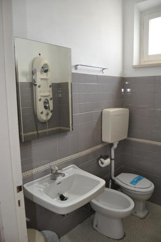 Koupelna v ubytování Hotel Rigobello