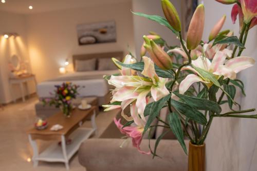 Posezení v ubytování Valentino Luxury Studio in the Heart of Corfu Town