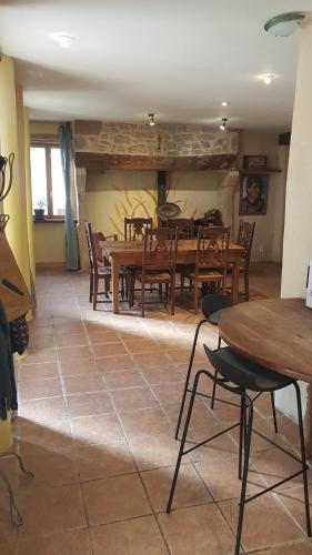 Posezení v ubytování maison isolée dans les vignes et les bois