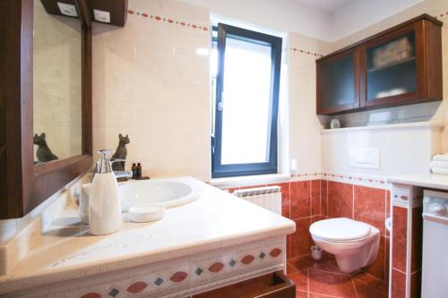 Koupelna v ubytování Apartments ALPA VITA