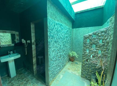 Et badeværelse på Ruwan Villa Ahangama