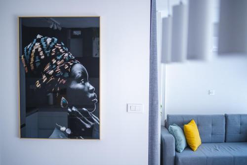 Ruang duduk di Dada's Cosy Condo
