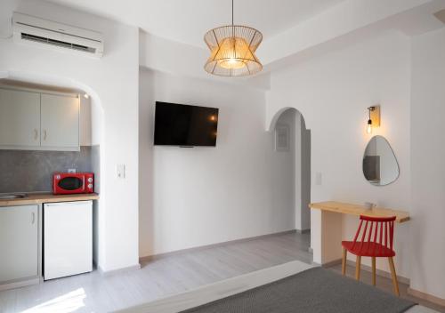 TV a/nebo společenská místnost v ubytování Sunray Lodgings