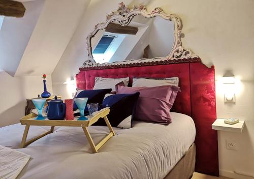 Giường trong phòng chung tại Atelier d'Art - vue panoramique