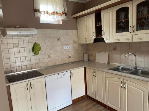 A cozinha ou cozinha compacta de Csuszka vendégház