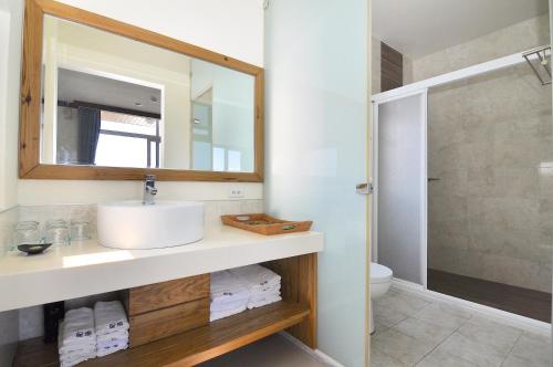 Koupelna v ubytování Xinghai Seaview Guesthouse