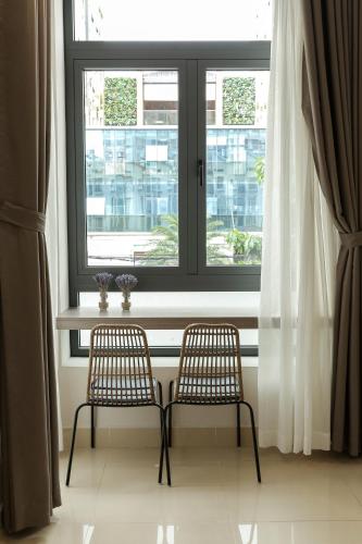 Χώρος καθιστικού στο ĐồiSao Homestay