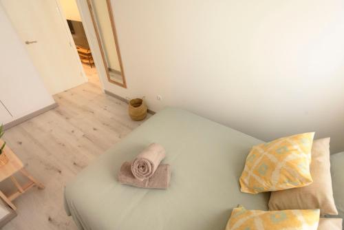 Voodi või voodid majutusasutuse Tarifa Twins Apartamento de lujo con Piscina y wifi toas