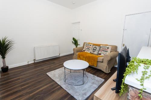 Χώρος καθιστικού στο M18 Abbey Hey Guesthouse