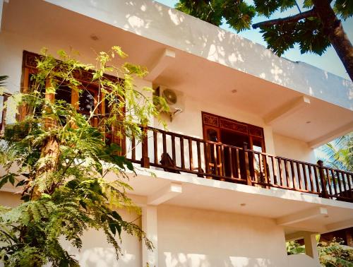 A balcony or terrace at Manel Villa
