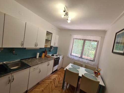 Kuchyň nebo kuchyňský kout v ubytování Planinska kuća Koreni