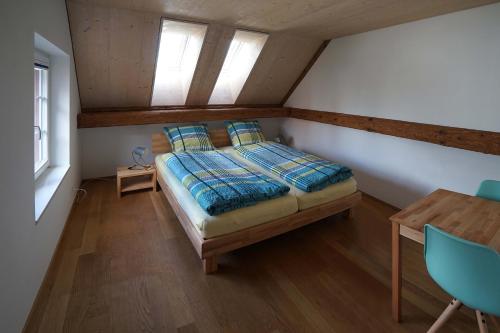 Postel nebo postele na pokoji v ubytování Bed and Breakfast Wegmann