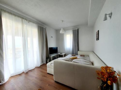 Μια τηλεόραση ή/και κέντρο ψυχαγωγίας στο Apartmani M&S