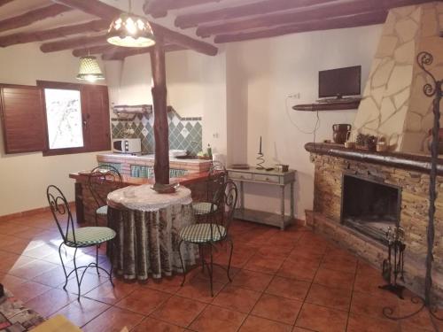 O zonă de relaxare la Apartamentos Rurales Lanteira