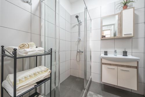 Kúpeľňa v ubytovaní Drakou Studio