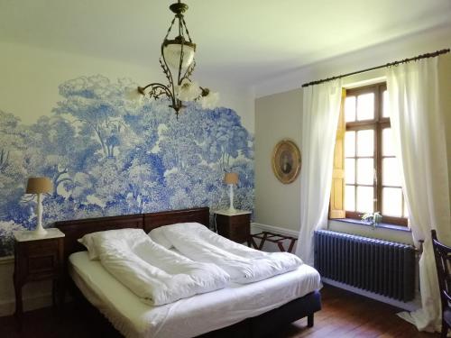 Postel nebo postele na pokoji v ubytování Het Domherenhuis