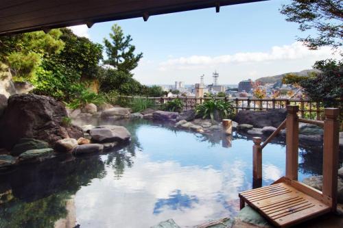 The swimming pool at or near Yokikan