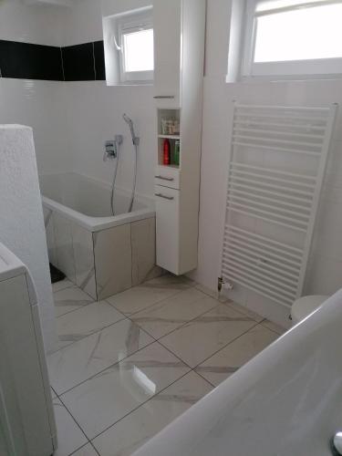 Koupelna v ubytování Schöne Einliegerwohnung in Hechingen