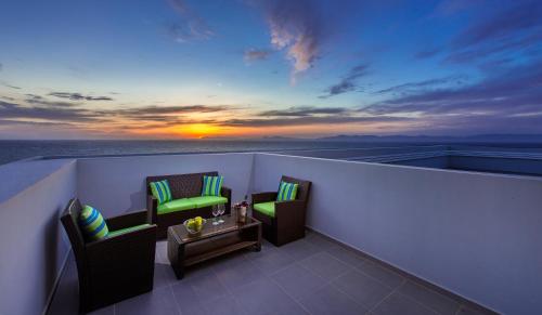 Χώρος καθιστικού στο Semiramis City Hotel