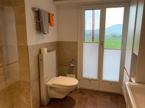 Koupelna v ubytování Pension Chalet Charme