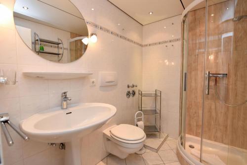 Koupelna v ubytování Haus "Strandnixe" Appartement ST107