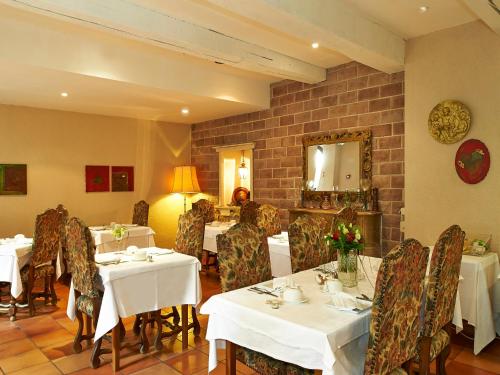 Restaurant ou autre lieu de restauration dans l'établissement Hôtel & Restaurant Château Landsberg & Spa