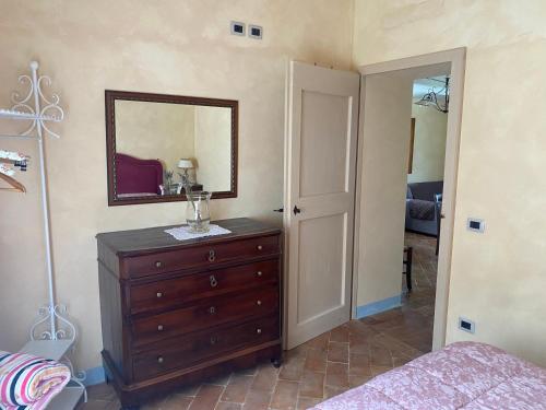 Posteľ alebo postele v izbe v ubytovaní Agriturismo Caiferri con spa