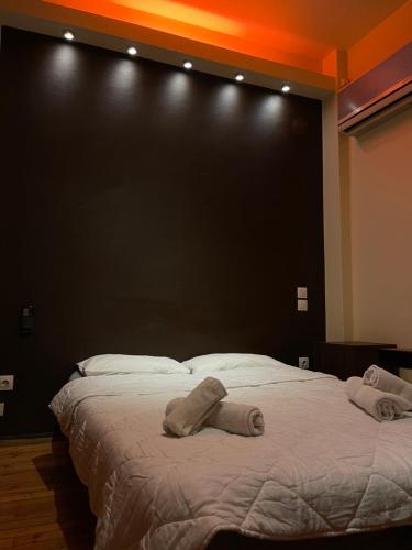 Posteľ alebo postele v izbe v ubytovaní Apartment at the heart of Thessaloniki