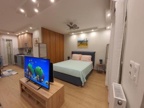 Katil atau katil-katil dalam bilik di Tony's suite with parking