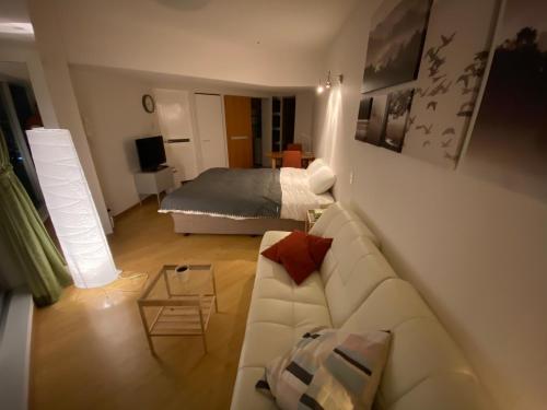 TV a/nebo společenská místnost v ubytování AMS TOWER2908