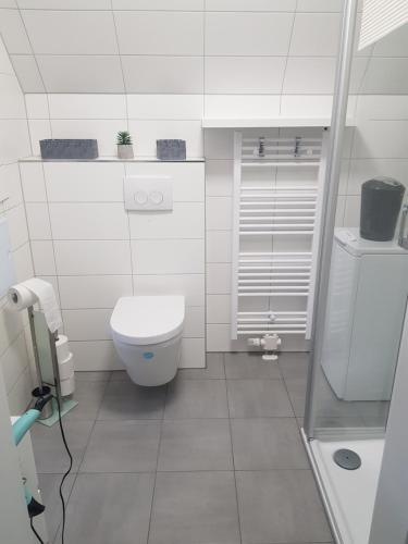 Koupelna v ubytování Ferienhaus Joschko