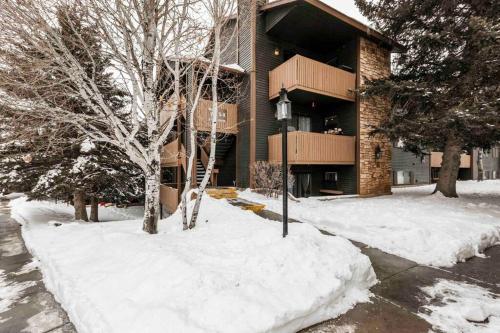 Το Cozy Top Floor Condo with Mountain Views τον χειμώνα
