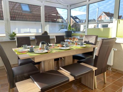 Posezení v ubytování Ferienhaus Edda
