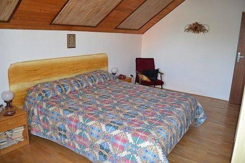 Postel nebo postele na pokoji v ubytování Chata Franco
