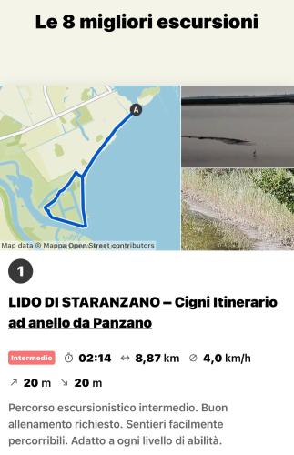 a screenshot of a cell phone with a map at da Lilia in Salute&Bellezza in Monfalcone