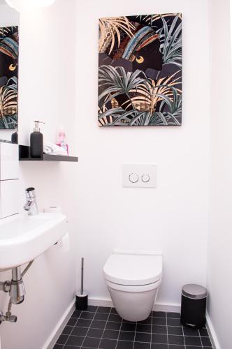 Koupelna v ubytování R213 Residences Botanique