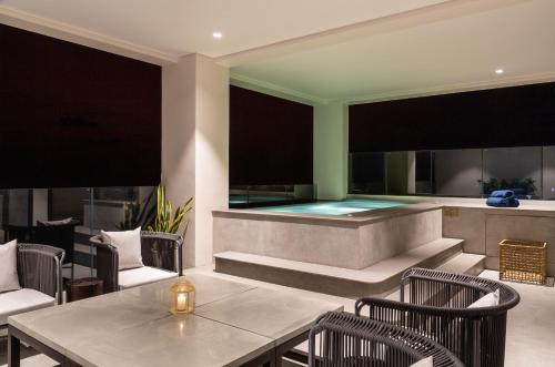 Coin salon dans l'établissement Crystal Sands Hikkaduwa