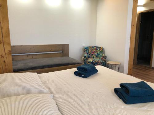 Postel nebo postele na pokoji v ubytování ANICO apartmány