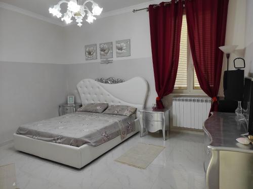 Postel nebo postele na pokoji v ubytování Affittacamere Silvagni