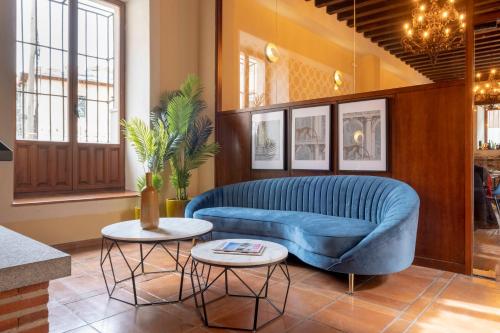 Posezení v ubytování Hotel Cetina Palacio Ayala Berganza