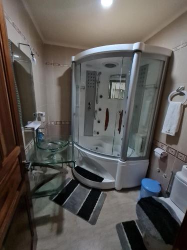 Koupelna v ubytování Figuig Appart'Hotel
