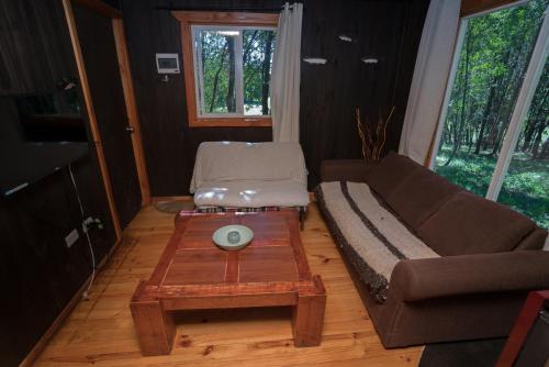 Un lugar para sentarse en Bordemundo B&B y Cabañas