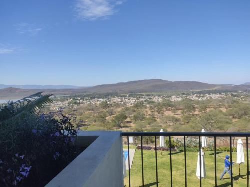 a view from the balcony of a house at Hotel Boutique Marrakesh in Villa Corona