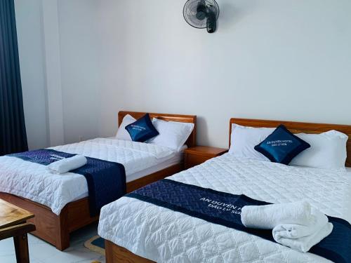 Cama o camas de una habitación en Khách sạn ĐẢO LÝ SƠN- AN DUYÊN
