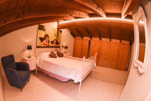Postel nebo postele na pokoji v ubytování Relais Il Pigno