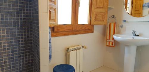 A bathroom at Finca Casa Emilia