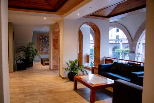 Χώρος καθιστικού στο Hotel Qualitel Centro Histórico